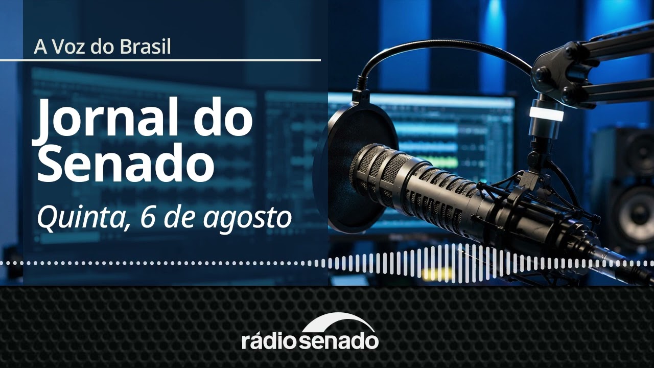 A Voz do Brasil - 6/8/26: Projeto amplia prioridade no trabalho remoto para pessoas com deficiência