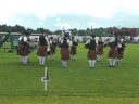 denny and dunipace grade 4 pipe band competing at the 2008 bridge of allan highland games