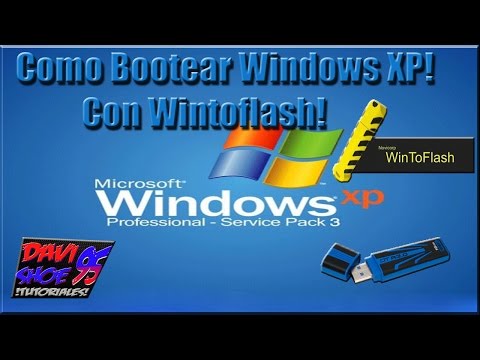 how to boot windows xp from usb