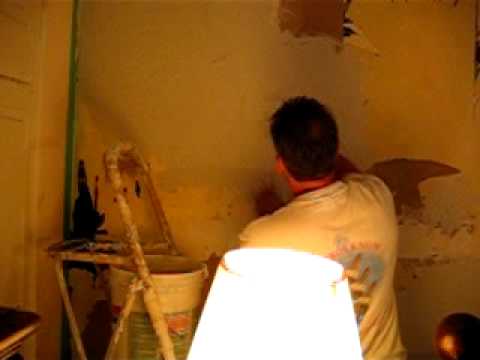 how to patch interior stucco walls