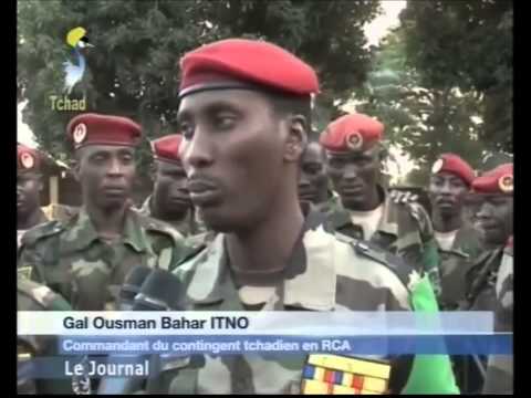 Patrouille des militaires tchadien de la MISCA en République centraf