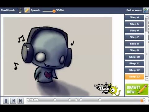 how to draw pon n zi