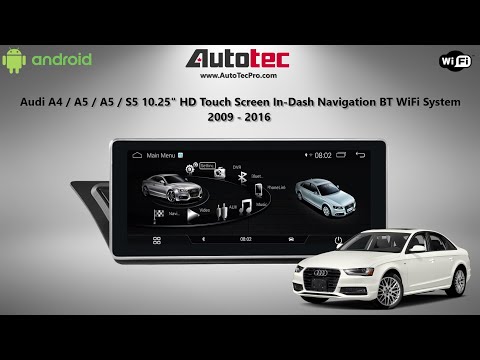 Android Audi A4 S4 A5 S5 Hd Ips Touch Screen Gps Camera