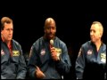 Space shuttle astronauts Mike Foreman, Leland Melvin, Randy Bresnik and Barry Wilmore visited the Smithsonian National Air and Space Museum on January 14, 2010. They had recently returned from space shuttle STS-129 mission to the International Space Station. The four astronauts narrated a movie of their mission from launch to landing and then answered questions from the audience in the Museum's new Moving Beyond Earth gallery. See and hear what spaceflight is really like!
