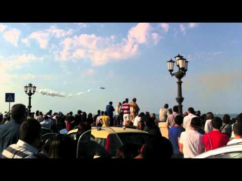 Frecce Tricolori sul lungomare