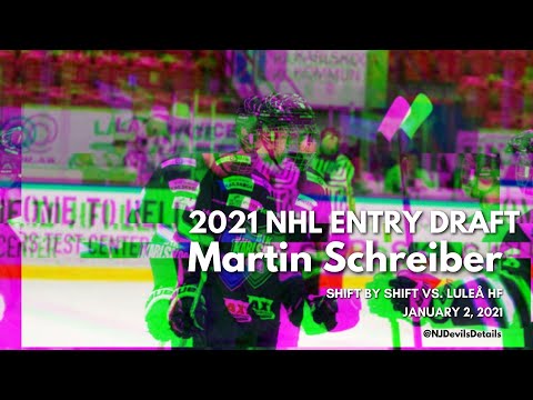 2021 NHL Draft | Martin Schreiber (#8) Shift by Shift vs. Luleå HF, January 2, 2021