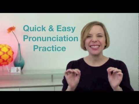 how to practice pronunciation