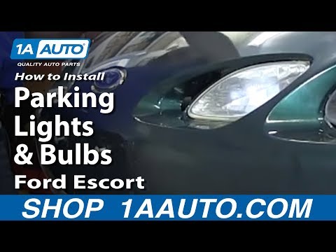 How To Install Replace Parking Lights and Bulbs Ford Escort and ZX2 98-02 1AAuto.com