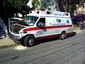 Four people sent to hospital after ambulance collides into c
