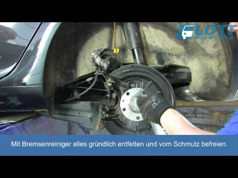 Videoanleitung: VW Golf 5 Bremsen Wechseln Hinterachse