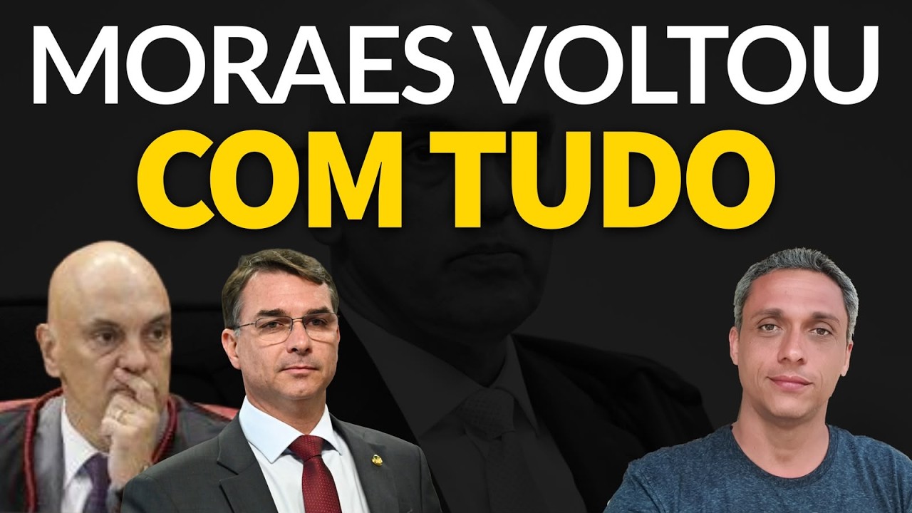Voltou com tudo! Moraes manda Flávio Bolsonaro ser ouvido pela PF