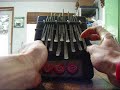 A collective documentation of various instruments - some made by myself, some I've worked on, others I just had the opportunity to play. Nyunga nyunga, nyungwe nyungwe, karimba, this type of mbira has several names and various key layouts/tunings. I made this in 2005. Sound board is Padauk, keys are super-tough steel. A lot of hammering went into this one! I believe in this video it is tuned lower than is usual. Segment is chemutengure.