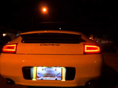 Porsche 996 to 997 LED DEPO rear Light example night