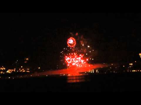 Canada Day Fireworks 2011 - Burlington Waterfront/Pier at Spencer Smith Park, Ontario