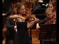 the very young german violinist julia fischer plays mozart's violin concerto in d major kv 218. conductor jeffrey tate, orchestra sinfonica nazionale della rai, turin. first part ofthe first movement