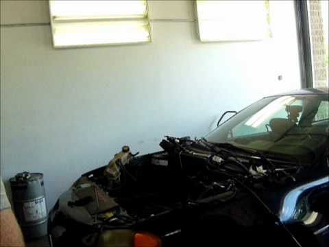 01 Pontiac Grand Am removing the engine! Preppy Boys Auto 216-510-4583