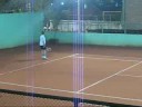 Pedro em mais uma partida de Tenis!