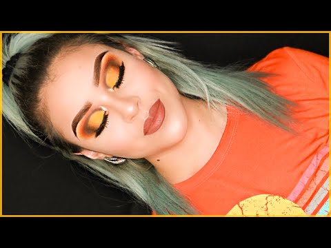 MAQUILLAJE COLOR MOSTAZA PARA OJOS