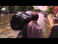 Raw Video: Buddhist Temple Flooded in Thailand