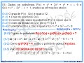Polinômios(Questões)