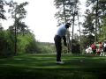 2010-05-08 | Vijay Singh tees off on 11 at the Masters ~> Vijay drives off hole 11 at Augusta National on Wednesday's practive round. He just kills this thing... 11 is great if you just want to sit back ... ()