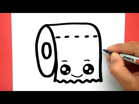 video-linktoworks-how to draw a cute Tissue very easy, draw cute things ...