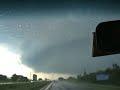 Approaching tornadic supercell 6-7-08