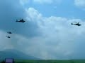 military exercise of japan／flight of　ah 64
