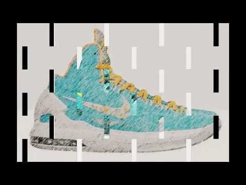 how to draw kd v shoes