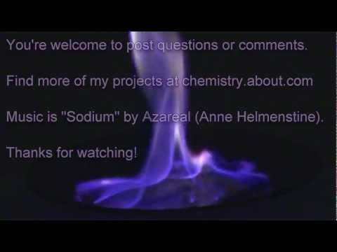 how to make a purple fire