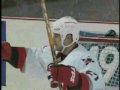 drops his stick, picks it up then scores a nice backhander point blank on montreal canadiens cristobal huet. from the 2005 - 2006 season.
