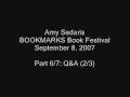 Amy Sedaris at BOOKMARKS (6/7)