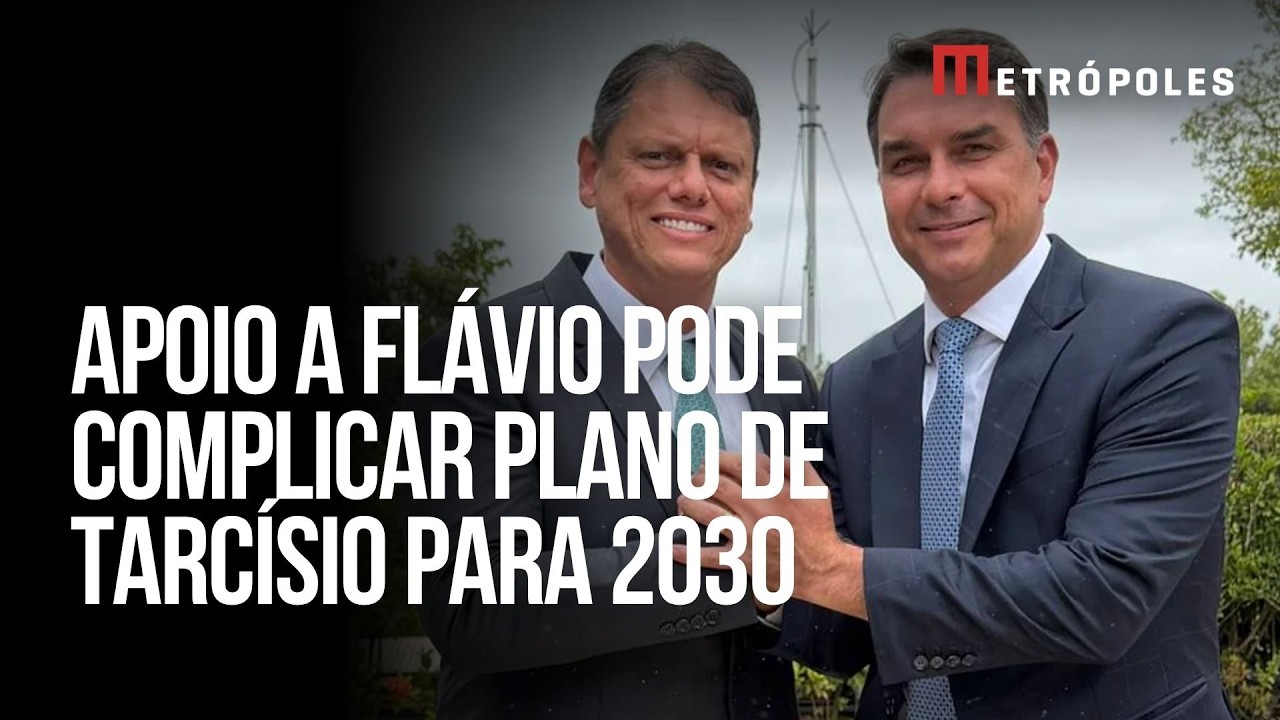 Eleição de Flávio Bolsonaro adiaria projeto de Tarcísio, analisa Felipe Salgado