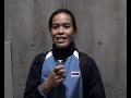 Wilawan&Pleujit thanks  fans after hard match with Italy