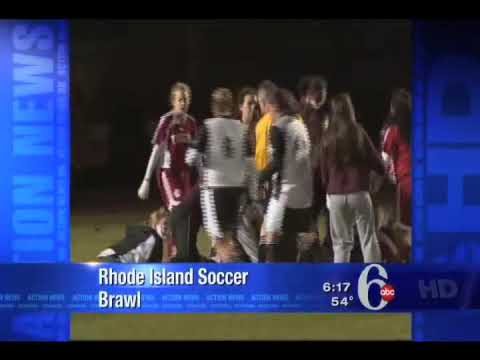 ri soccer_fight - Like the Brigham Young soccer team, this soccer team goes into an all out brawl. http://abclocal.go.com/wpvi/index.