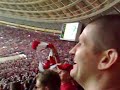 MANCHESTER UNITED FANS IN MOSCOW 2008 CHAMPIONS