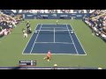WTA 2009 US OPEN 2R Elena Dementieva vs Melanie Oudin Highlights【1】