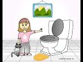 Animated potty training video for girls