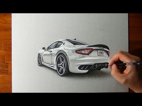Amazing Maserati Granturismo Drawing