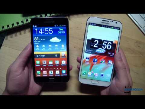 Samsung Galaxy Note - The Samsung Galaxy Note II phablet is right smack in the middle of its coming-out party, so it's only fitting we should hold it up to its predecessor, the fo...