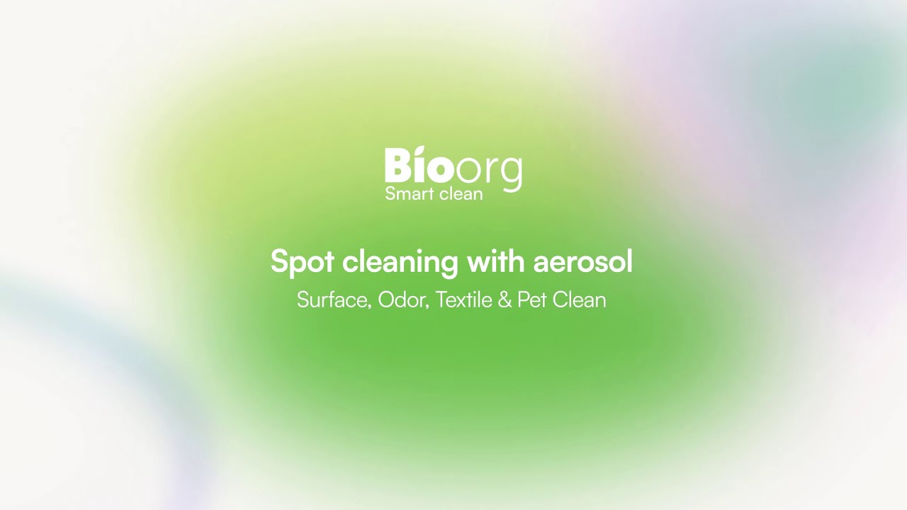 Spot cleaning with aerosol