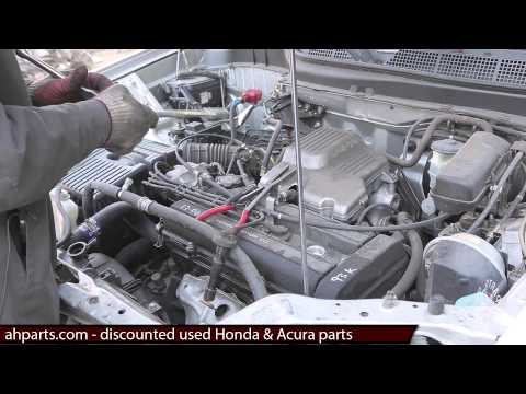 How to install / change spark plugs 1997 1998 1999 2000 2001 Honda CRV REPLACEMENT REPLACE DIY FIX