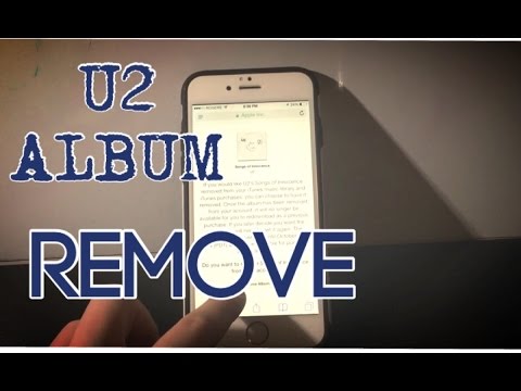 how to remove u2 album from iphone