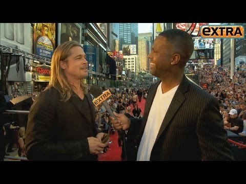 Brad Pitt at the NYC Premiere of 'World War Z'