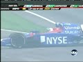 marco andretti's flip at the end of the 2007 indianapolis 500. marco turned right into dan wheldon, caught the outside wall, and flipped! this clip includes on-board footage from wheldon's and marco's cars.