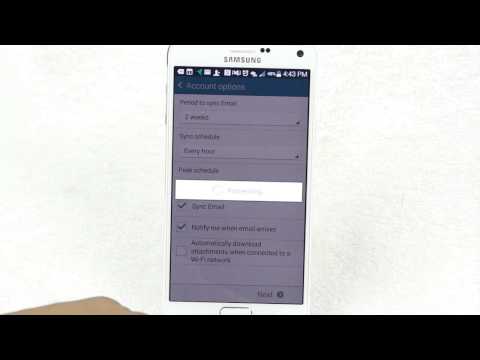 how to sync email to phone