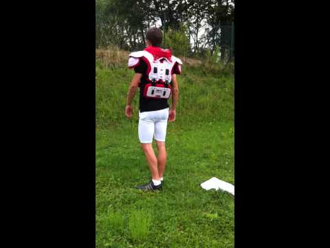how to fasten football shoulder pads