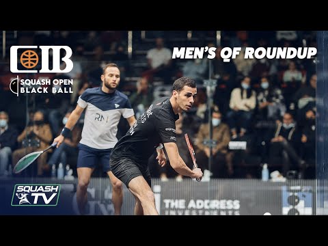 Squash: CIB Squash Open Black Ball 2021 - Men's QF Roundup