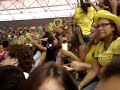 Ôla Goiana no jogo da Seleção Brasileira de Volei Masculino