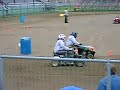 lawn mower racing in armstrong bc oct28/06 : race was cancelled after accident.driver is ok and is recovering.